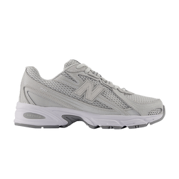 New Balance: Серые кроссовки 