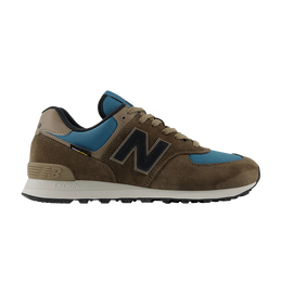 New Balance: Тёмные кроссовки  574