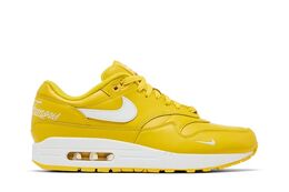 Nike: Жёлтые кроссовки  Air Max 1