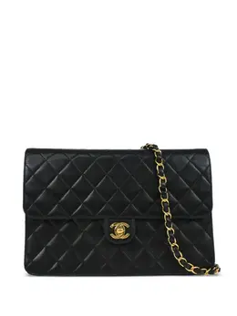 CHANEL Pre-Owned: Серебристая сумка 