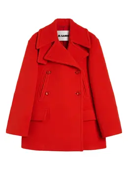 Jil Sander: Пальто из шерсти 