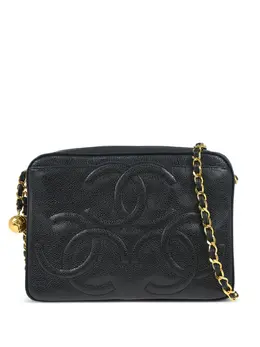 CHANEL Pre-Owned: Чёрная сумка 