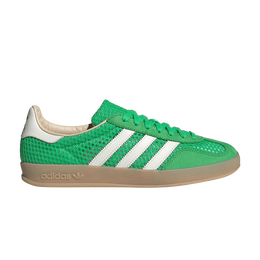 Adidas: Зелёные кроссовки  Gazelle Indoor