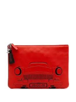 CHANEL Pre-Owned: Красный клатч 