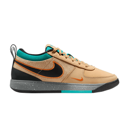 Nike: Коричневые кроссовки 