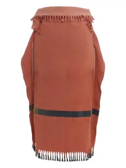 Issey Miyake Pre-Owned: Платье бахромой 