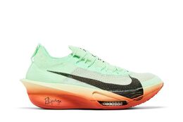 Nike: Зелёные кроссовки  Air Zoom Alphafly Next