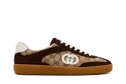 Gucci: Тёмные кроссовки  Interlocking G