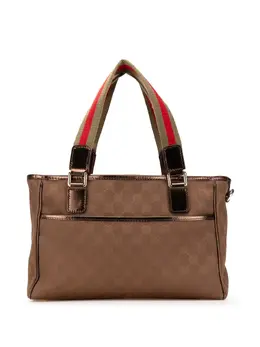 Gucci Pre-Owned: Коричневая сумка-шоппер 