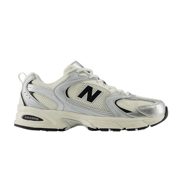 New Balance: Серебристые кроссовки  530