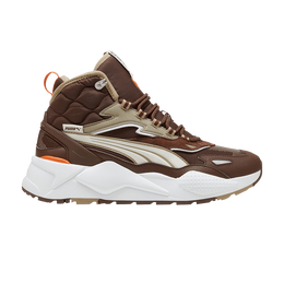 PUMA: Коричневые кроссовки  RS-X