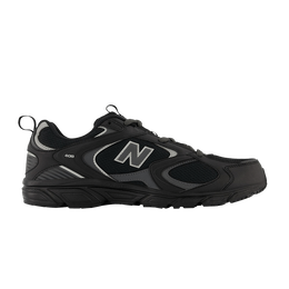 New Balance: Чёрные кроссовки 