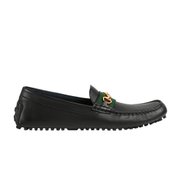 Gucci: Чёрные кроссовки  Horsebit
