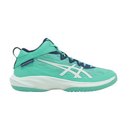 Asics: Зелёные кроссовки 