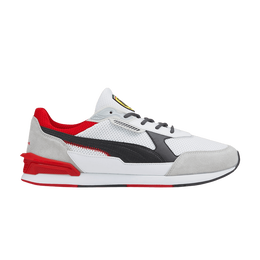 PUMA: Белые кроссовки  Ferrari