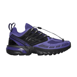 Salomon: Чёрные кроссовки 