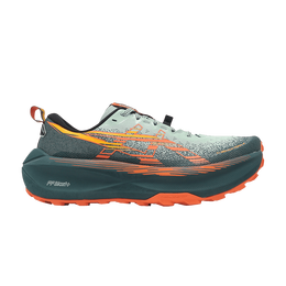 Asics: Оранжевые кроссовки 