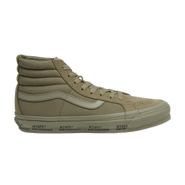 Vans: Зелёные кроссовки  SK8-Hi LX