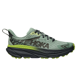 HOKA: Зелёные кроссовки 