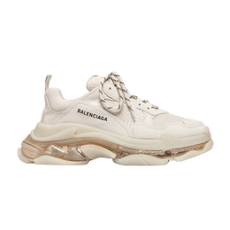 Balenciaga: Белые кроссовки  Triple S