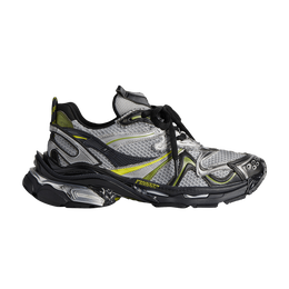 Balenciaga: Серебристые кроссовки  Runner