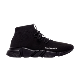 Balenciaga: Чёрные кроссовки  Speed