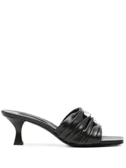 Casadei: Чёрные сандалии 