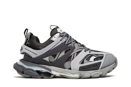 Balenciaga: Серые кроссовки  Track