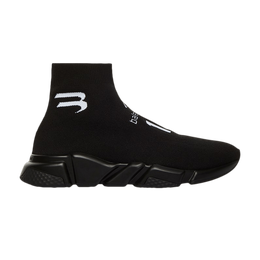 Balenciaga: Чёрные кроссовки  Speed