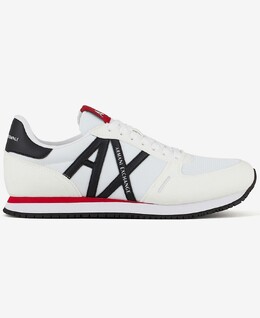 Armani Exchange: Серые кроссовки 