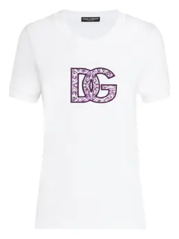 Dolce & Gabbana: Хлопковая футболка  T
