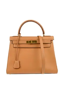 Hermès Pre-Owned: Коричневая сумка-шоппер 