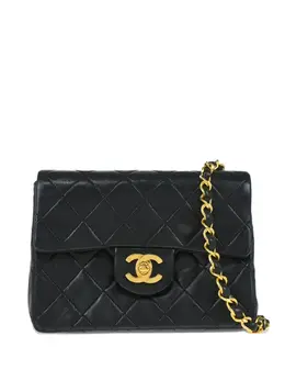 CHANEL Pre-Owned: Чёрная сумка 