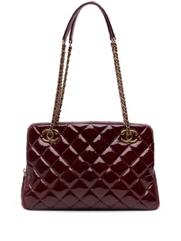 CHANEL Pre-Owned: Красная сумка-шоппер 