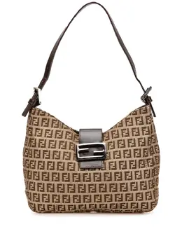 Fendi Pre-Owned: Серебристая сумка 