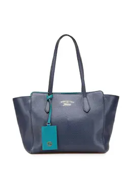 Gucci Pre-Owned: Голубая сумка-шоппер 