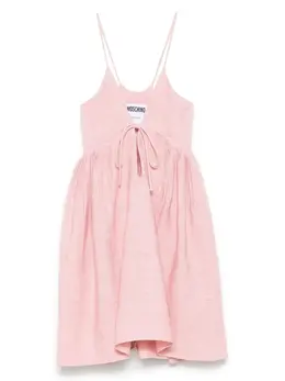 Moschino: Льняное платье 