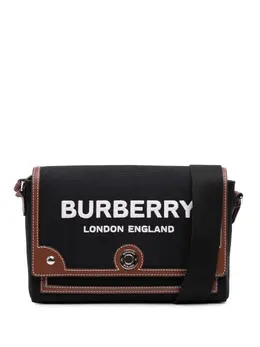 Burberry Pre-Owned: Чёрная сумка через плечо 