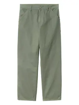 Carhartt WIP: Зелёные брюки 