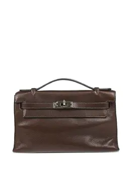 Hermès Pre-Owned: Коричневая сумка-шоппер 