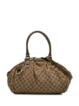 Gucci Pre-Owned: Коричневая сумка 