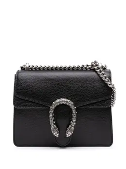 Gucci Pre-Owned: Серебристая сумка через плечо 