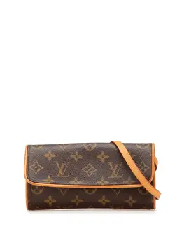 Louis Vuitton Pre-Owned: Коричневая сумка через плечо 