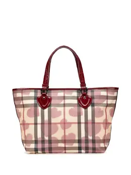 Burberry Pre-Owned: Красная сумка-шоппер 