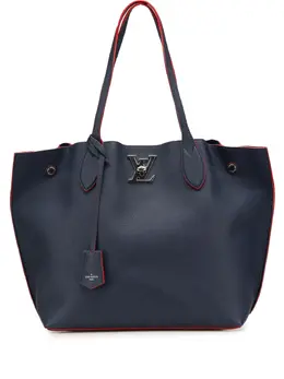 Louis Vuitton Pre-Owned: Голубая сумка-шоппер 