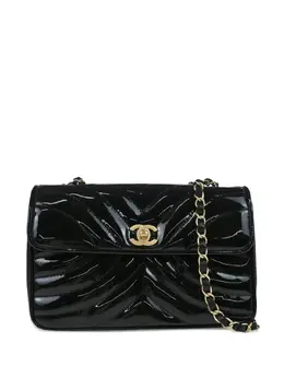 CHANEL Pre-Owned: Чёрная сумка 