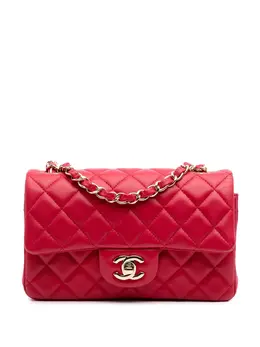 CHANEL Pre-Owned: Розовая сумка через плечо 