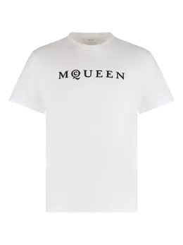 Alexander McQueen: Белая футболка 