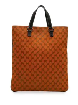 Gucci Pre-Owned: Чёрная сумка-шоппер 