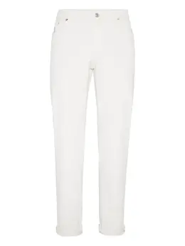 Brunello Cucinelli: Белые джинсы 
